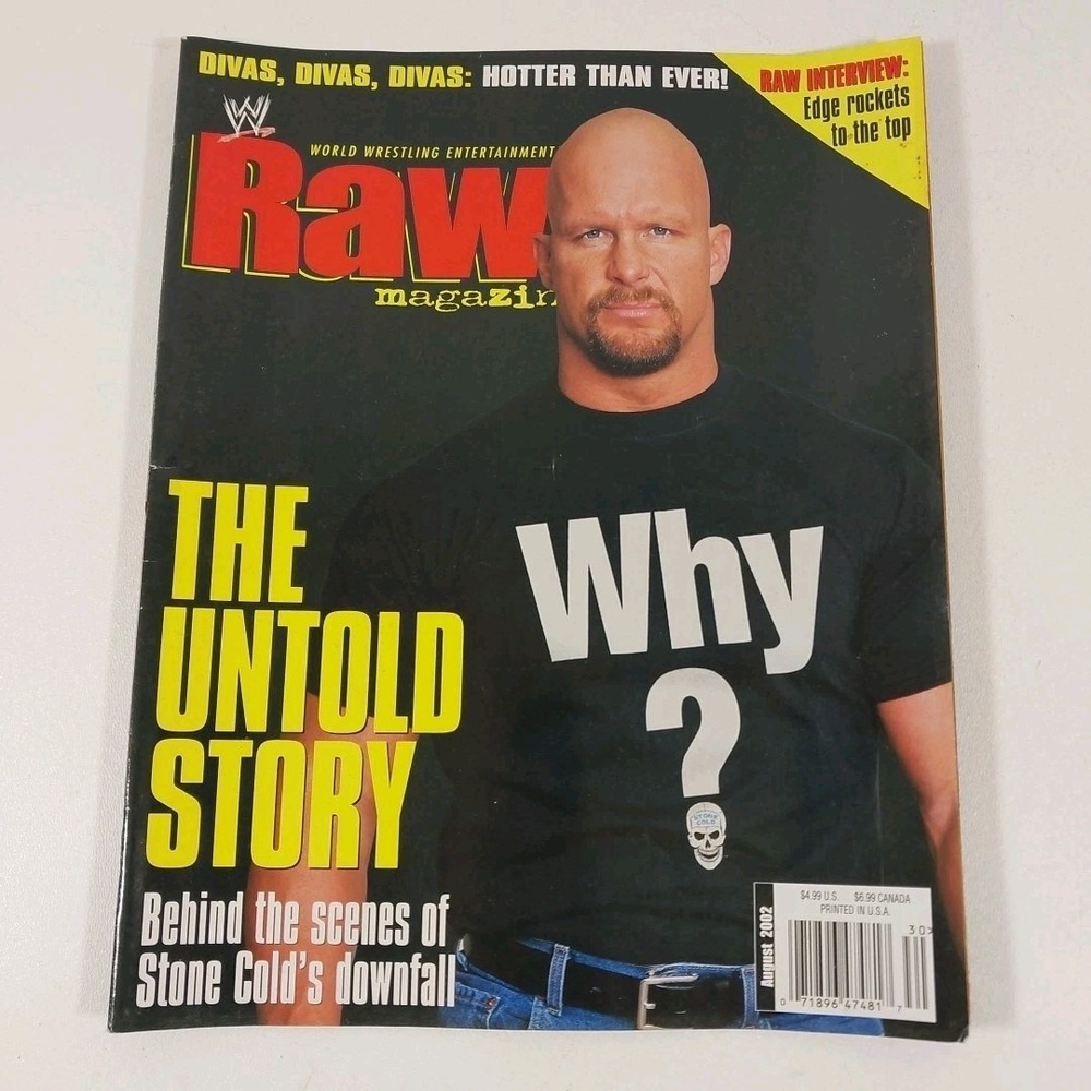 World Wrestling Entertainment RAW August‎ 2002 The Untold Story Magazine